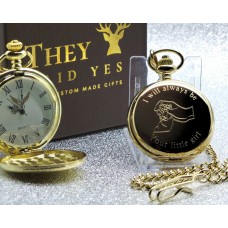 I Will Always Be Your Little Girl Personalised Pocket Watch I Will Always Be Your Little Girl Personalised Pocket Watch
